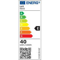 biała żarówka LED 40W 4000K z gwintem E27 i adapterem E40