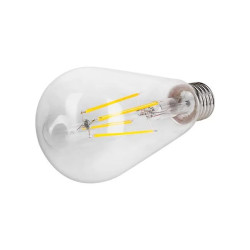 Przezroczysta żarówka LED filament ST64 z trzonkiem E27