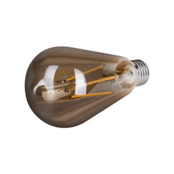 Dymiona żarówka LED z filamentem i trzonkiem E27