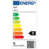 Żarówka LED z trzonkiem E27, amber filament, bursztynowe szkło, kształt klasyczny