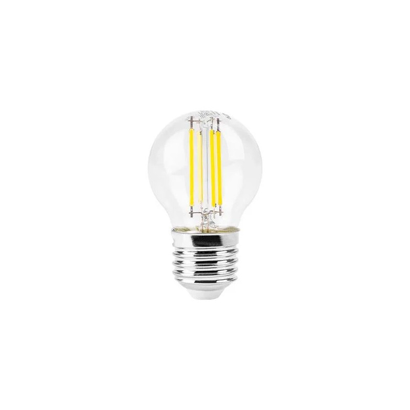 Żarówka LED E27 6W 4000K przezroczysta z widocznym filamentem