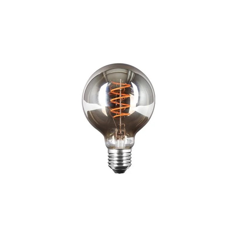 Dymiona żarówka LED z filamentem, trzonek E27, kula 360°