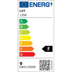 Biała żarówka LED z trzonkiem E27 i matowym kloszem na białym tle