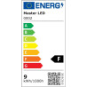 biała tuba LED T8 o długości 60 cm, trzonek E14, oznaczenie 2700K