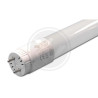 biała tuba LED T8 120 cm z trzonkiem G4 na białym tle