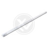 Biała tuba LED T8 o długości 120 cm, z końcówką i oznaczeniem barwy 2700K