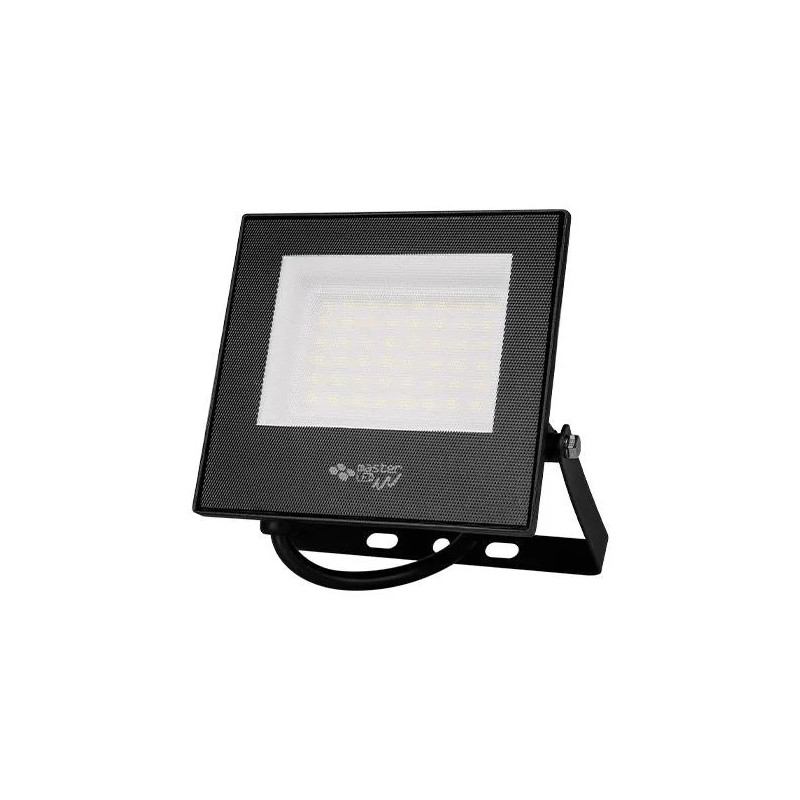 Czarny naświetlacz LED 30W z kablem, aluminiowa obudowa