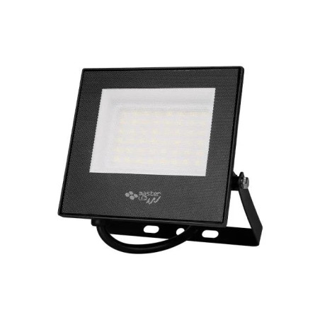 Czarny naświetlacz LED 30W z kablem, aluminiowa obudowa