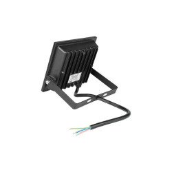 Czarny naświetlacz LED 30W z kablem, aluminiowa obudowa