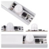 Włącznik LED z czujnikiem ruchu PIR na płytce PCB do montażu w profilu aluminiowym