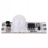 Włącznik LED z czujnikiem ruchu PIR na płytce PCB do montażu w profilu aluminiowym