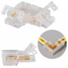 przezroczysta złączka kątowa do taśmy LED COB 8 mm model 9634