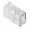 Przezroczysty łącznik do modułów lamp LED Hexagon typ I model 5111 z widocznymi metalowymi stykami