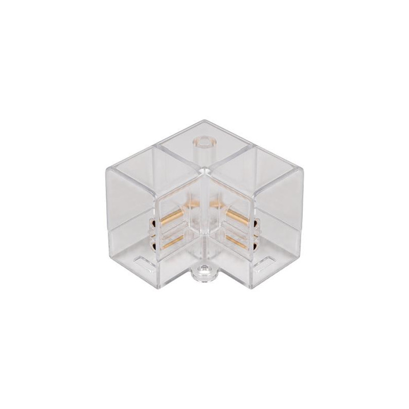 Przezroczysty łącznik typu L do lamp LED Hexagon pod kątem 90 stopni