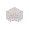 Przezroczysty łącznik typu L do lamp LED Hexagon pod kątem 90 stopni