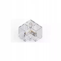 Przezroczysty łącznik typu L do lamp LED Hexagon pod kątem 90 stopni