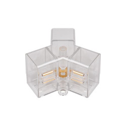 Przezroczysty łącznik do lamp LED Hexagon w kształcie litery Y model 5107
