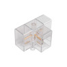 transparentny łącznik typu T do lamp LED Hexagon model 5106