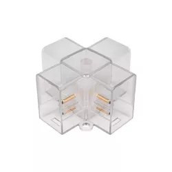 Przezroczysty łącznik typ X do lamp LED Hexagon o sześciokątnym kształcie