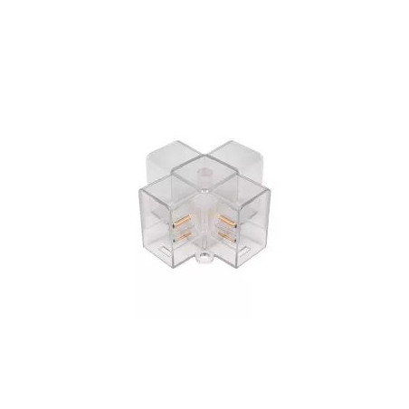 Przezroczysty łącznik typ X do lamp LED Hexagon o sześciokątnym kształcie