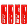 Czerwone ogniwo litowo-jonowe 18650 3800mAh 4,2V wraz z opakowaniem