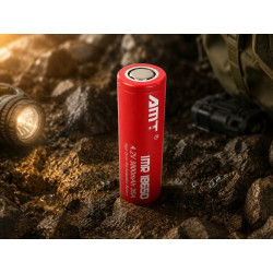 Czerwone ogniwo litowo-jonowe 18650 3800mAh 4,2V wraz z opakowaniem