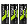 Czarne ogniwo litowo-jonowe 26650 5000mAh 3,7V z oznaczeniami Maxday