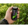 Czarne ogniwo litowo-jonowe 26650 5000mAh 3,7V z oznaczeniami Maxday