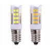 Żarówka LED E14 5W z białym plastikowym korpusem i 51 diodami SMD