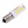 Żarówka LED E14 5W z białym plastikowym korpusem i 51 diodami SMD