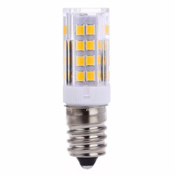 Miniaturowa żarówka LED E14 z diodami SMD w przezroczystej obudowie