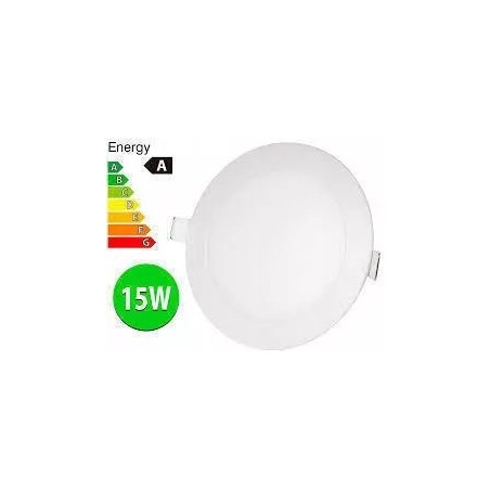 biały okrągły panel LED 15 W do montażu sufitowego z dwoma trybami barwy światła
