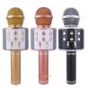 Bezprzewodowy mikrofon karaoke Bluetooth 5.0 w kolorze złotym, różowym i czarnym