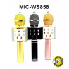 Bezprzewodowy mikrofon karaoke Bluetooth 5.0 w kolorze złotym, różowym i czarnym