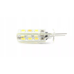 Mała żarówka LED z 24 diodami SMD i dwupinowym gwintem GU-4