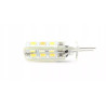Mała żarówka LED z 24 diodami SMD i dwupinowym gwintem GU-4
