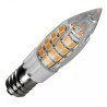 Mini żarówka LED z trzonkiem E14 i 51 diodami SMD w przezroczystej obudowie