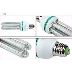 Żarówka LED Corn 12W z gwintem E27 i podwójnym panelem LED w kształcie litery U