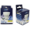 Żarówka LED MR16 4W z białą obudową i dwoma pinami trzonka GU5.3
