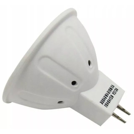 Biała żarówka LED MR16 6W z dwoma bolcami do oprawy 12V