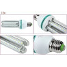 Żarówka LED typu Corn z gwintem E27, moc 16W, ciepłe światło, konstrukcja z widocznymi diodami