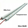 Oprawa listwa LED 9W 12V z kablem 1,5 m i mlecznym dyfuzorem