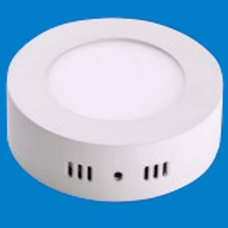 Okrągły biały natynkowy panel LED Tech-Led 6 W