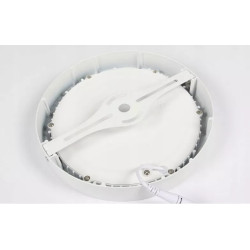 Okrągły biały natynkowy panel LED Tech-Led 6 W