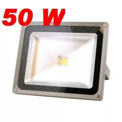 Halogen LED 50W w obudowie aluminiowej z regulowanym uchwytem, barwa ciepła