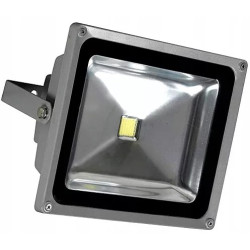 Halogen LED 50W w obudowie aluminiowej z regulowanym uchwytem, barwa ciepła