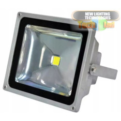 Halogen LED 50W w obudowie aluminiowej z regulowanym uchwytem, barwa ciepła