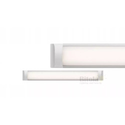 Plafon LED natynkowy biały, długość 120 cm, moc 36 W, zimna barwa światła