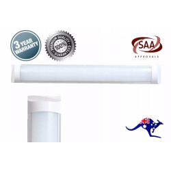 Plafon LED natynkowy biały, długość 120 cm, moc 36 W, zimna barwa światła