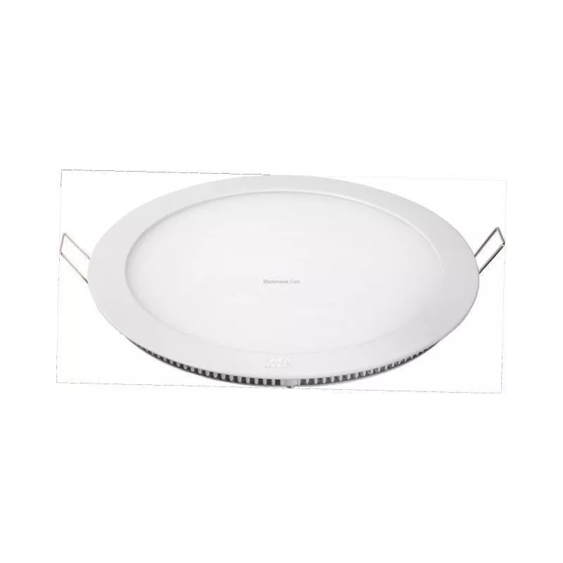 Okrągły biały matowy panel LED 18W do montażu sufitowego